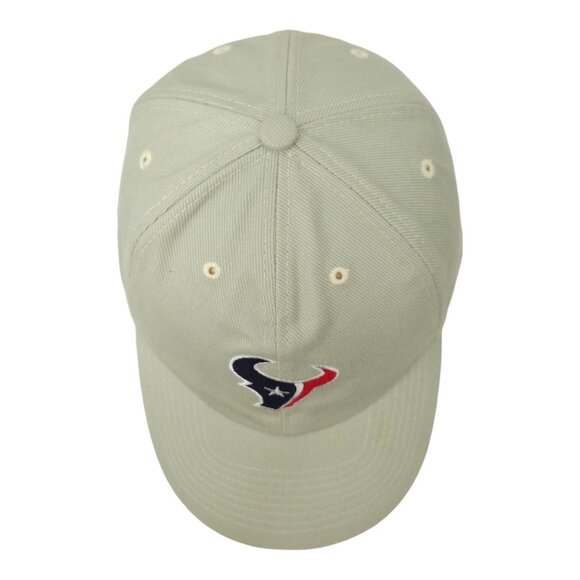 NFL Houston Texans Football Adjustable Size Strapback Cap Baseball Hat Khaki - Picture 6 of 13